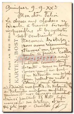 Menina Jovem de Pont-l'Abbé — Estudo dos Lenços de Bretanha — Coleção YLLA.BD, Quimper, n°1237 — Verso
