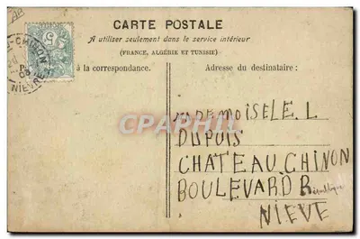 Chien artiste — chien en costume de peintre tenant palette et pinceau — éditeur 1er Avril, n° 413-20 — Rückseite