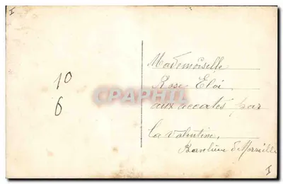 Ragazza con carretto di pesci decorato — Calife, n°473 — Verso