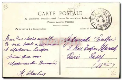 Caça a cavalo na Floresta de Dreux — O Lançador — O Picador acaba de tocar a Vista — Ch. Foucault, editor, Dreux — Verso