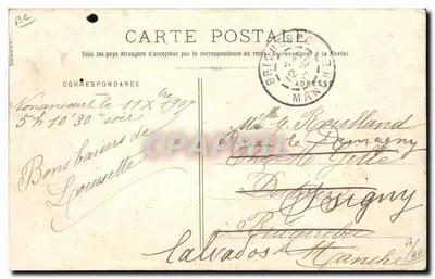 Chasse à Courre dans la Forêt de Dreux — Un défaut — Ch. Foucault édit. Dreux — Verso