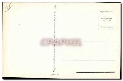 Młoda kobieta z falistymi włosami — pod czereśniowym drzewem — Wydawnictwo włoskie N° 4058 — Rewers