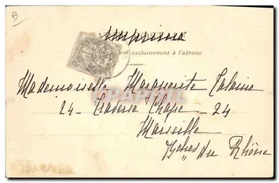 Herbst — Motiv: junge Frau in Blattkleid — Verlag L'Automne, Nr. 1867 — Rückseite