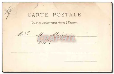 Levantamento da lua — Sujeto artístico — B. Sirven, Imp. Édit. Touquoise, Paris, n° 235 — Verso