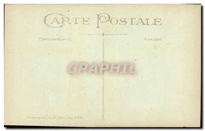 Trzech postaci w humorystycznej scenie — wydawca Jim. Bretonnoux, Paryż, seria N°171 — Rewers