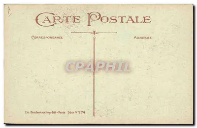 Polecenia Szansownicy — Griffe — Wydawca Brocheriou, Paryż, seria N°174 — Rewers