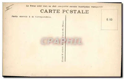 Una Larga — Długa Pique — Chahé F. & Cie, Nîmes — Rewers