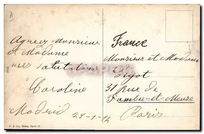 Arraastre — Corrida di tori — P. & Co., Madrid, serie 56, n. 18 — Verso