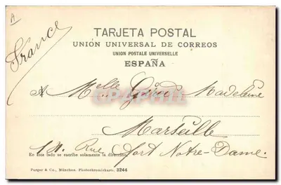 Corrida en Barcelona — Edición Purger & Co. — n.º 3244 — Reverso