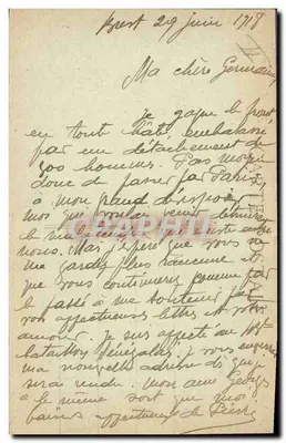 Croiseur Auxiliaire Amiral Ponty — Campagne d'Orient 1914-1917 — Grimaud, 54, rue Masenod, Marseille — Verso