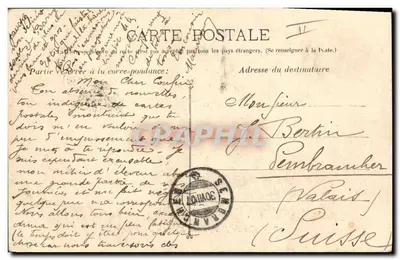 O Ródano — Cie de Navigation Mixte — Guende fot. Marselha 724 — Verso