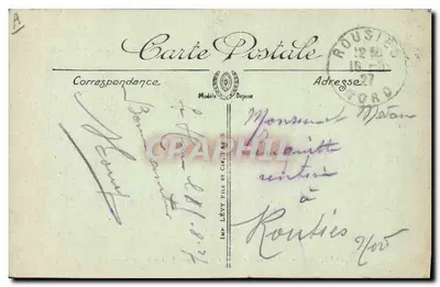 O «Rochambeau» — navio de passageiros da Cie Générale Transatlantique — LL n°51 — Verso