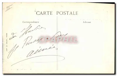 Transatlantyk "ROCHAMBEAU" — Le Havre — Wyd. Le Deley, Paryż, n° 276 — Rewers