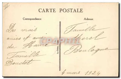 Il transatlantico "ROCHAMBEAU" — Le Havre — G. F., Le Havre — Verso