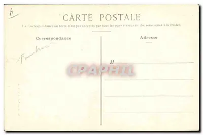 Gry dzieci w Pont-l'Abbé i Pluguian — kolekcja Villard, nr 1216 — Rewers