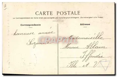 PLOUGASTEL-DAOULAS — Wyruszenie na chrzcie — Kolekcja Villard, Quimper — Rewers
