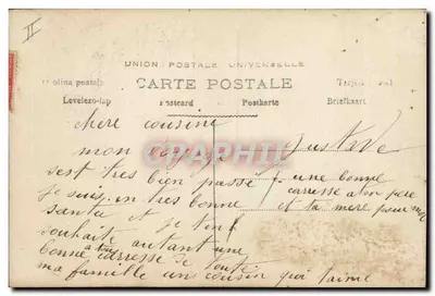 Nieuw huwelijk — koppel in trouwjurk — B.C.I. 702 — Achterkant