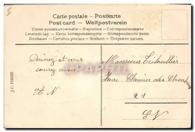 Polluelos en una zapato — Joyeuse — J.C. PARIS — Reverso