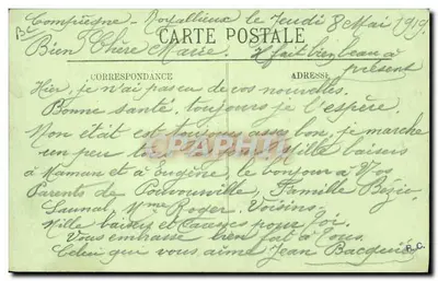 Festas em homenagem a Joana d'Arc — Compiègne, 28 de Maio e 5 de Junho de 1911 — O Desfile — A Serpente — LL. — Verso