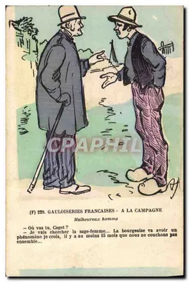 Gauloiseries Francesas - Na Campesa — (F) 228 — Homem infeliz