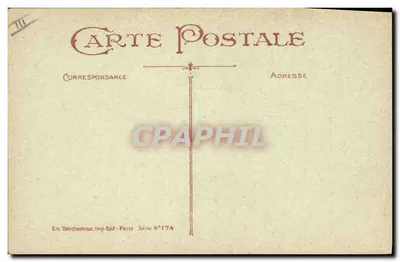 Os Mandamentos da Velha Moça — Grift — Série N°174, Ed. Brocheriaux-Paris — Verso