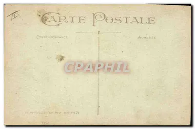 Um velho exibindo seus poderes — desenho de L. TH — editor Le Roy-Cambout, Paris, n°171 — Verso