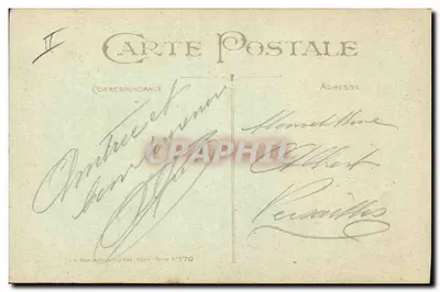 Um camponês felicitando um deputado — caricatura política — L. M. Brocard & Cie, Paris, série N°170 — Verso
