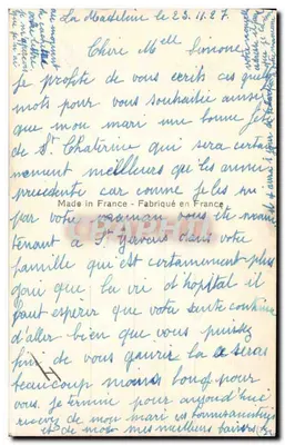 Viva Santa Catarina — paisagem invernal com casa nevada — Léó, n°921 — Verso