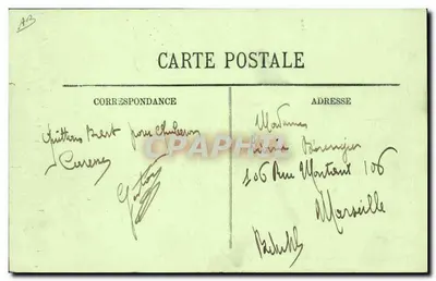 O Cuirassado Americano "North-Dakota" na baía de Cherbourg — editor: "CPAPHIL" — Verso