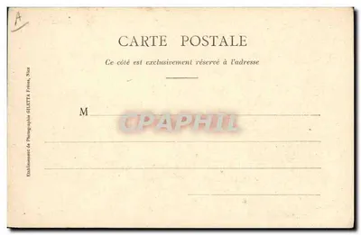 Brest - Neptune, crucero de guerra — Colección Artística, Edición Giletta, foto Nice — Reverso