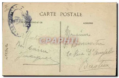 Slagschip 'Paris' — Marine Nationale — uitgever Novelta, n°6 — Achterkant