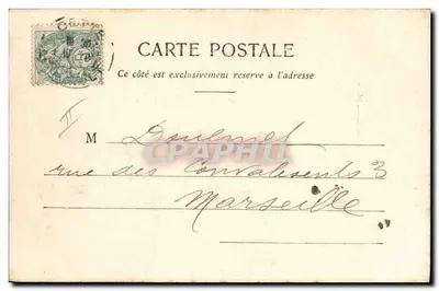 CETTE - Squadra - Il "Pothuau" — Clidde J. Matthieu-Dauphin - Galeries Cattoises — Verso