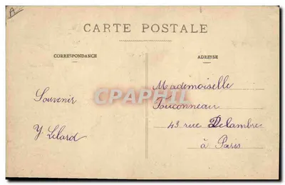 Préfailles - Coiffe do País — 1915 — Editor não visível — Verso