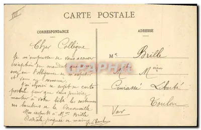 Młodzi Bretoni witają — Zbiór Villard, Quimper — nr 4212 — Rewers