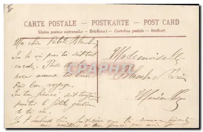 Noiva nova — retrato em preto e branco — editor Saint-Louis, n° 4008 — Verso