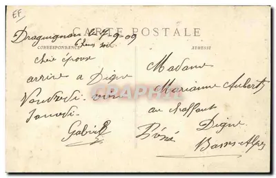 Draguignan — La Lavanderia di Capesse — Verso