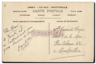 Mujeres lavando ropa — escena de pueblo — S. 2259, París — Reverso