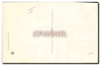 Liebespaar — romantische Szene — Les Imprimeries d'Art, Marseille, Nr. p 13 — Rückseite