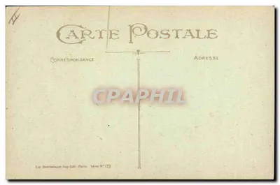 Duas camponesas conversando — Minha irmã que está em Paris, ela tornou-se uma grande dama! — Grif, série N°173 — Verso