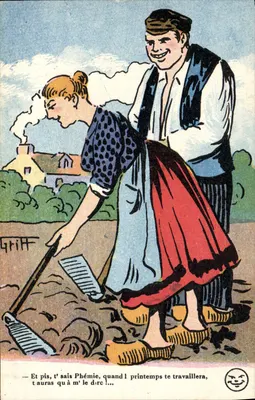 Jogos de primavera — cena de campo — Griff — série 172