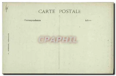 Chantilly - Grote Stallen - Het Dôme — uitgever A. Bourdier, Versailles, n° 92 — Achterkant