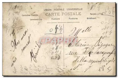 Bukiet róż z portretami mężczyzn — Dlatego święta Katarzyna — A-N Paris, n°791 — Rewers