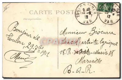 Marine Nationale — « Paryż », pancernik dreadnought eskadry — wydawca E-D — Rewers