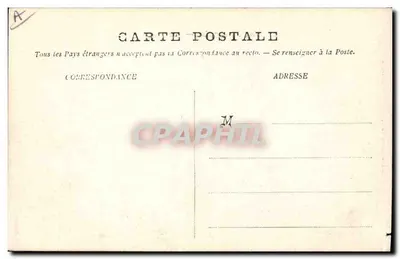 Marinha Francesa — Le Pothuau — Edição Maison Batti, Cherbourg — Verso