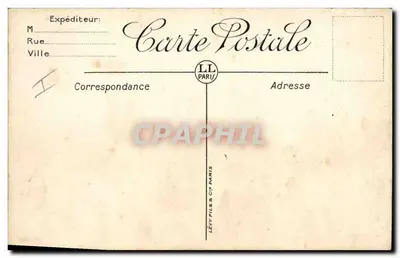Marina militar — "París" acorazado — LL — Reverso