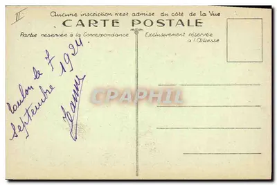 Cacciatorpediniere "PARIS" — Marina Militare Francese — n° 503 — Verso
