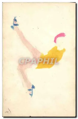 Paulette Dubost — pozycja tancerki — Studio Arnal n°57 — Rewers