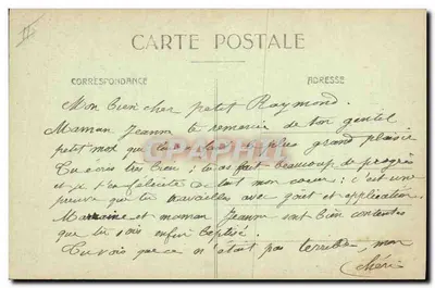 Dwoje dzieci w strojach bretońskich — Przywitanie z Bretanii — Coll. E. Hamon, St-Bi. — Rewers