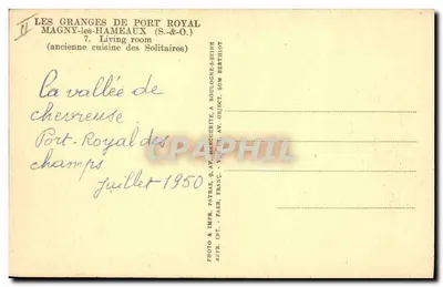 Sala de estar — Les Granges de Port Royal — Magny-les-Hameaux, Seine — Reverso