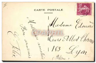 Sarras-Silon — Fábricas de seda — Editor Bellet, Epicerie — Reverso